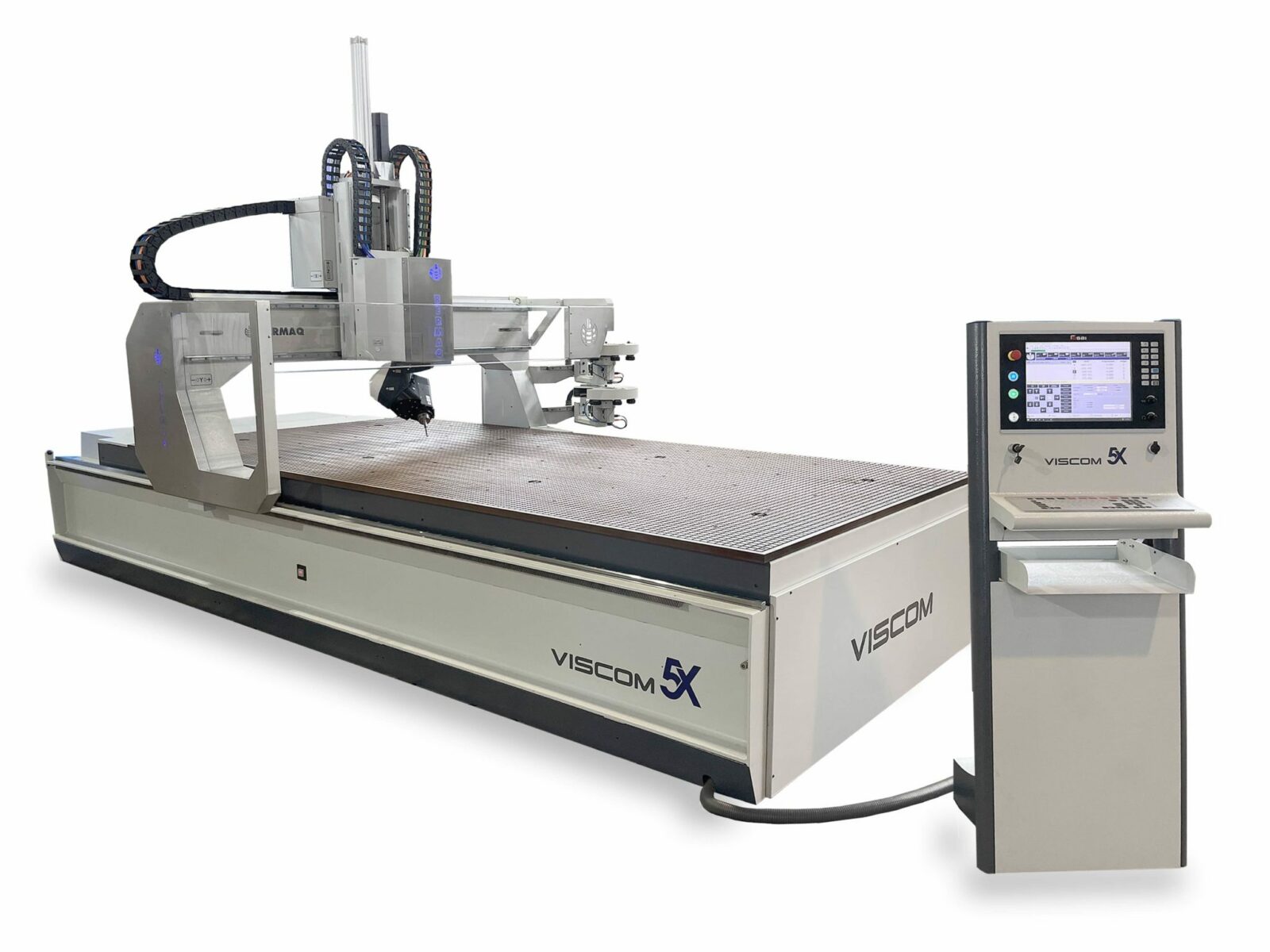 Diariamente Supresión caldera ➤Fresadora CNC VISCOM 5X (5 EJES) - Router CNC | BERMAQ®